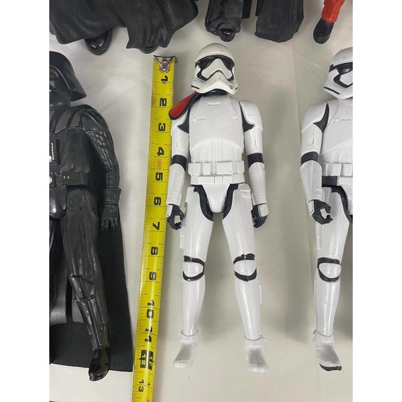 Set of 9 Star Wars Action Figures Kylo Ren Darth Vader Chewbacca Trooper - Picture 4 of 9